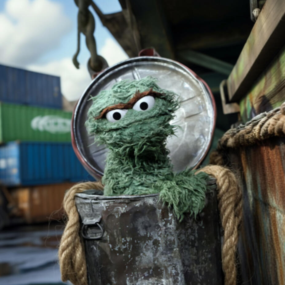 Oscar has something to say about consumerism.